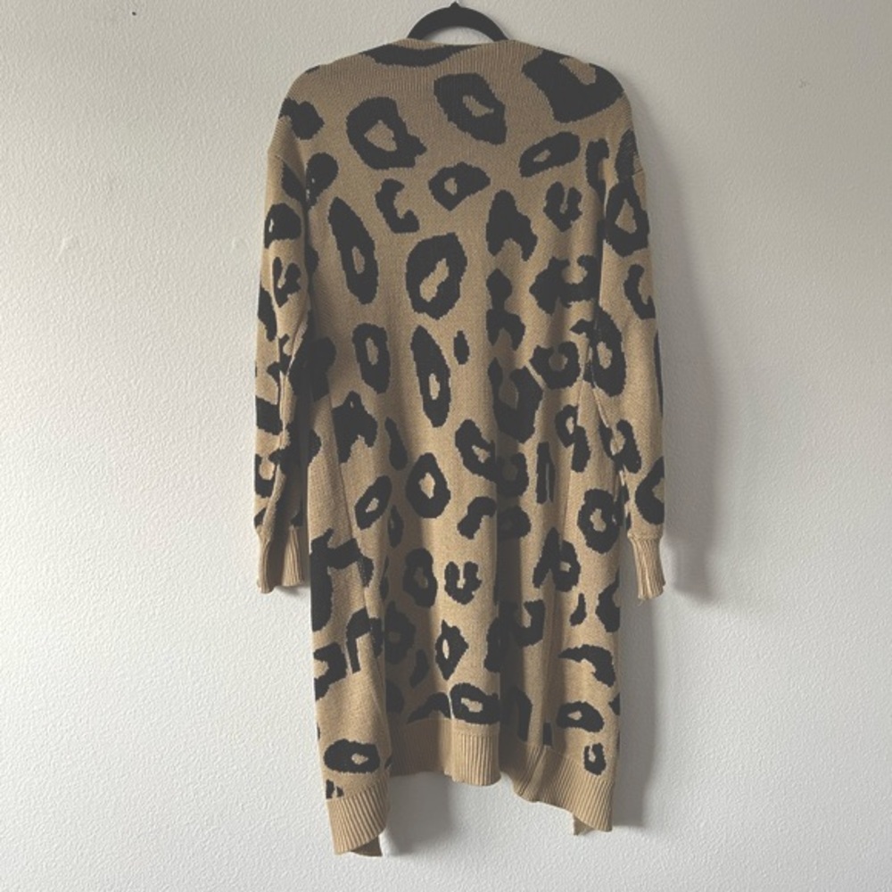 Vestidos Leopard Print Pocket Cardigan - Picture 3 of 6
